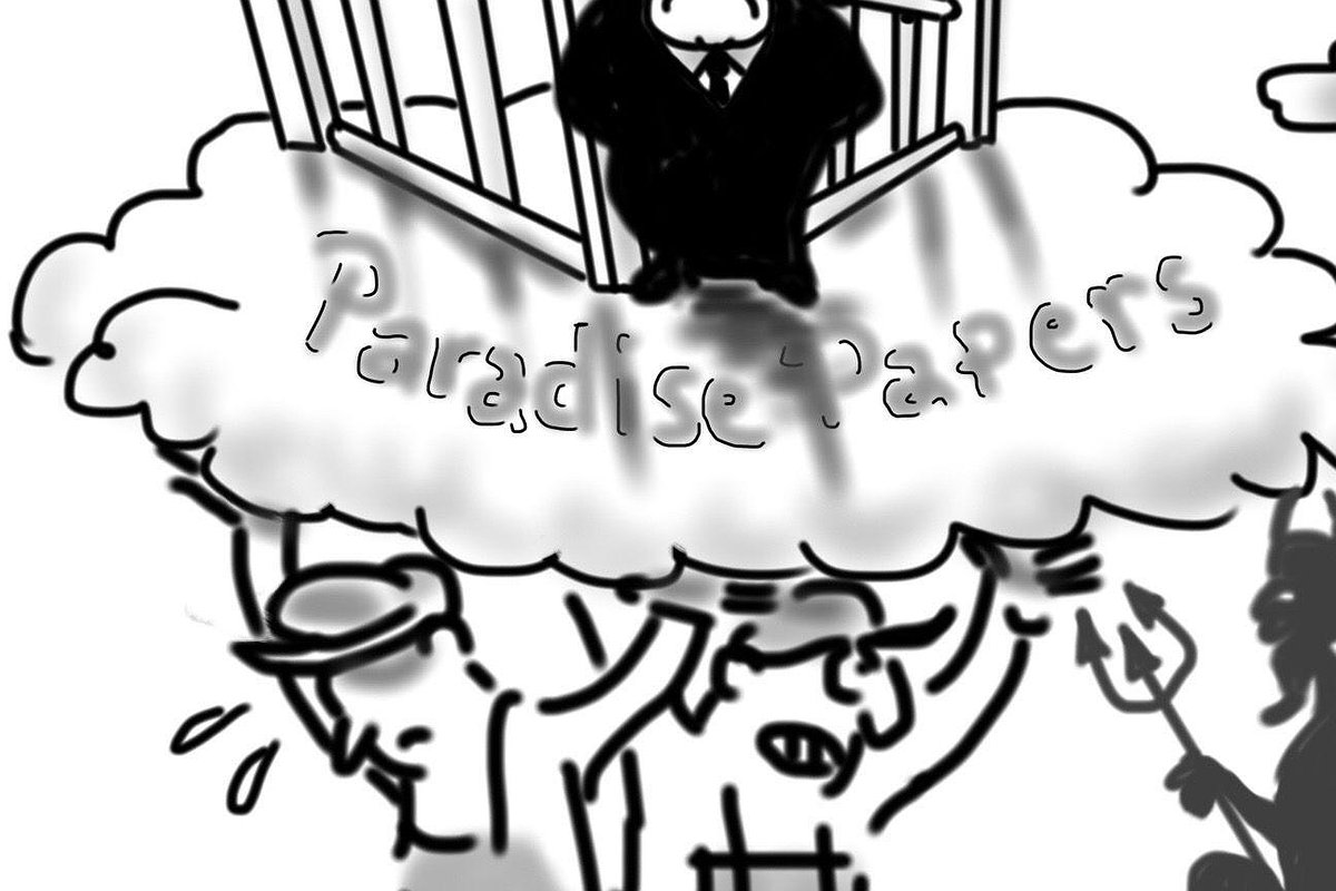 Les capitalistes, leurs paradis terrestres et leur apôtre Macron