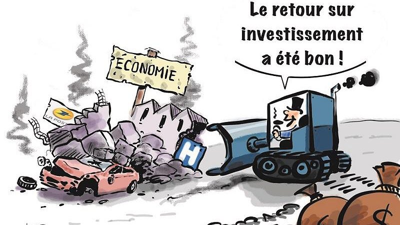 Une crise sociale dévastatrice à un pôle, et beaucoup d’argent à l’autre !